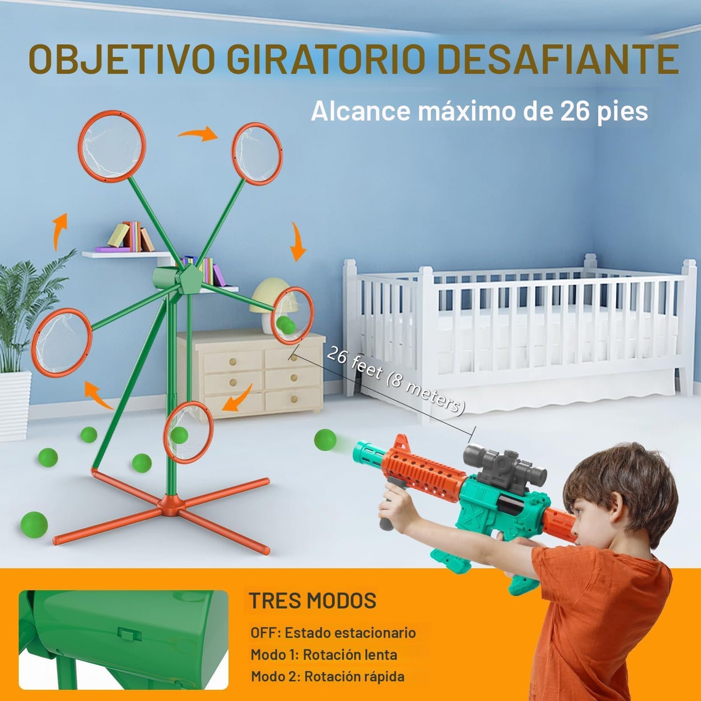 Marlrin Juegos de disparos para niños de 5, 6, 7, 8, 9 y 10 años en...