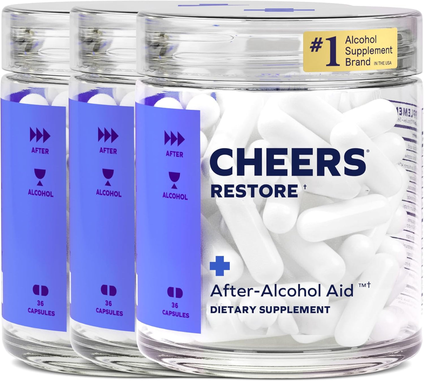 Cheers Restore | Suplemento con DHM + L-Cisteína | Siéntete mejor d...