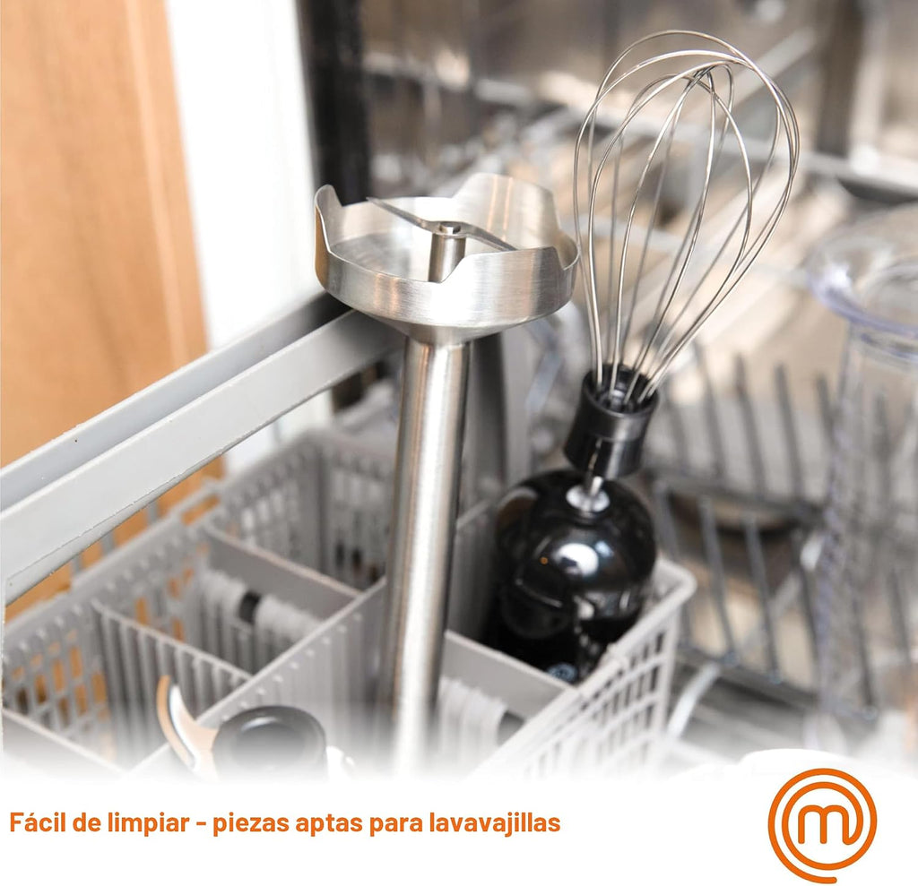 MasterChef Batidora de Inmersión de Mano con Batidor Eléctrico y Ac...
