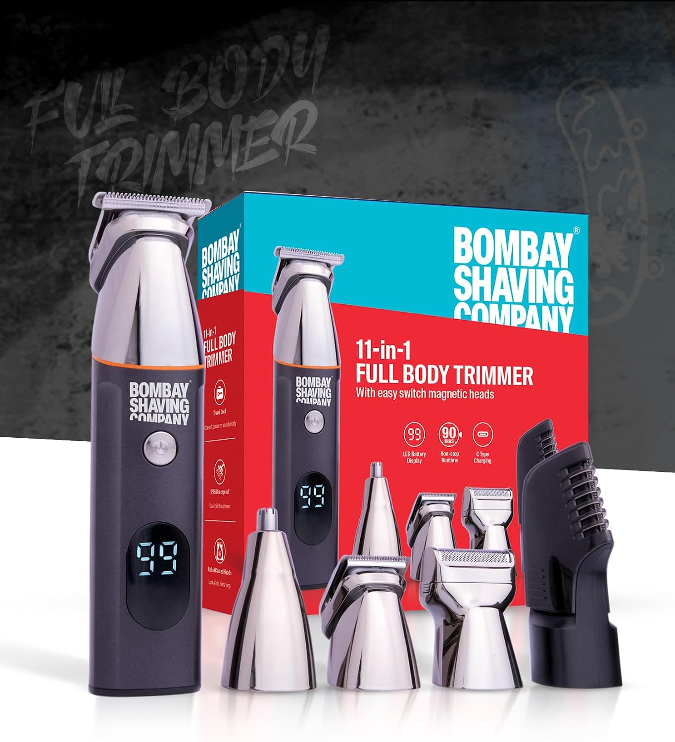 Bombay Shaving Company 11 en 1 todo en uno | Recortadora de barba p...