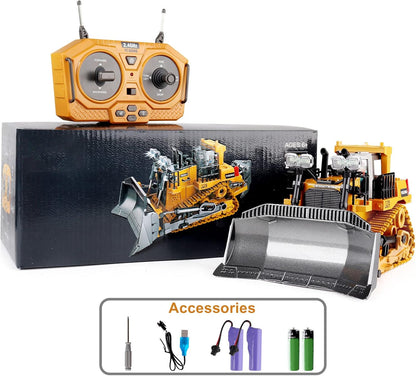 Dwi Dowellin Camiones Bulldozer RC para Niños, Bulldozer de Control...