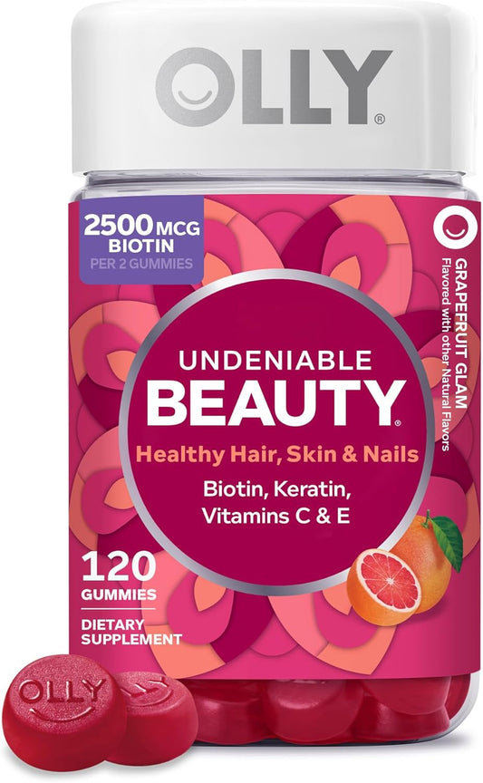 OLLY Undeniable Beauty - Gomitas de belleza para cabello, piel y uñ...