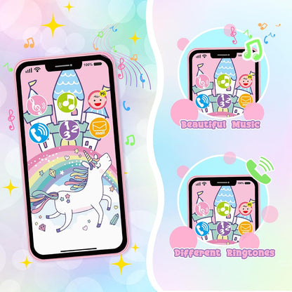 Bolsa de juego para niñas pequeñas, 32 piezas bolso de niña con maquillaje de simulación para niños, juguetes de princesa incluye bolso, teléfono, reloj de pulsera, bufanda de seda bolso de