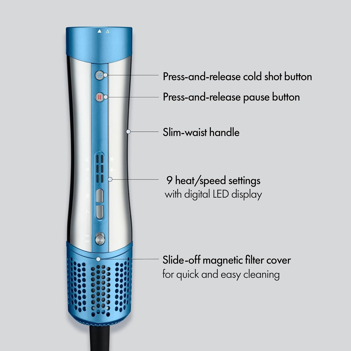 BaBylissPRO StyleSwitch Ionic Multi-Styler, Air Styler and Hair Dry...
