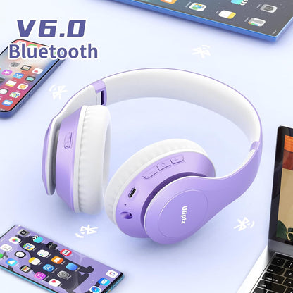 Uliptz Auriculares Bluetooth inalámbricos, tiempo de reproducción d...