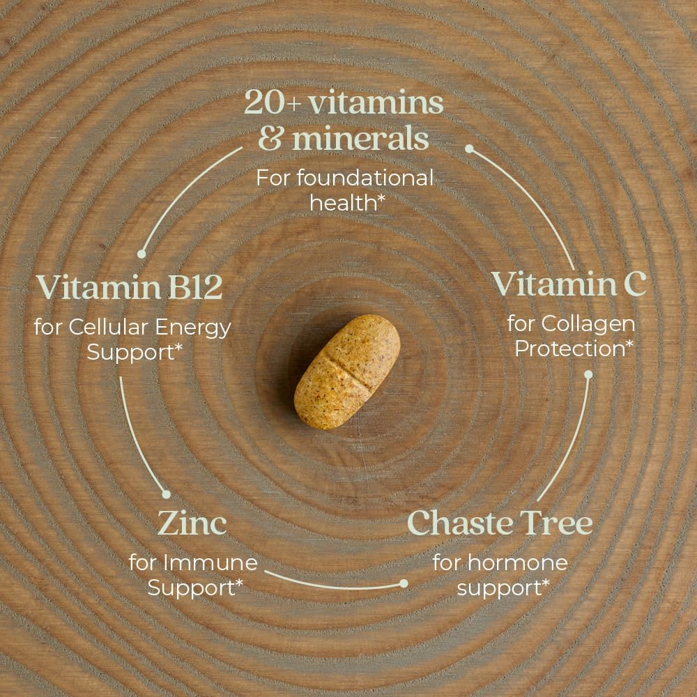 New Chapter Multivitamínico 40+, extra B6 y B12, biotina para el cr...