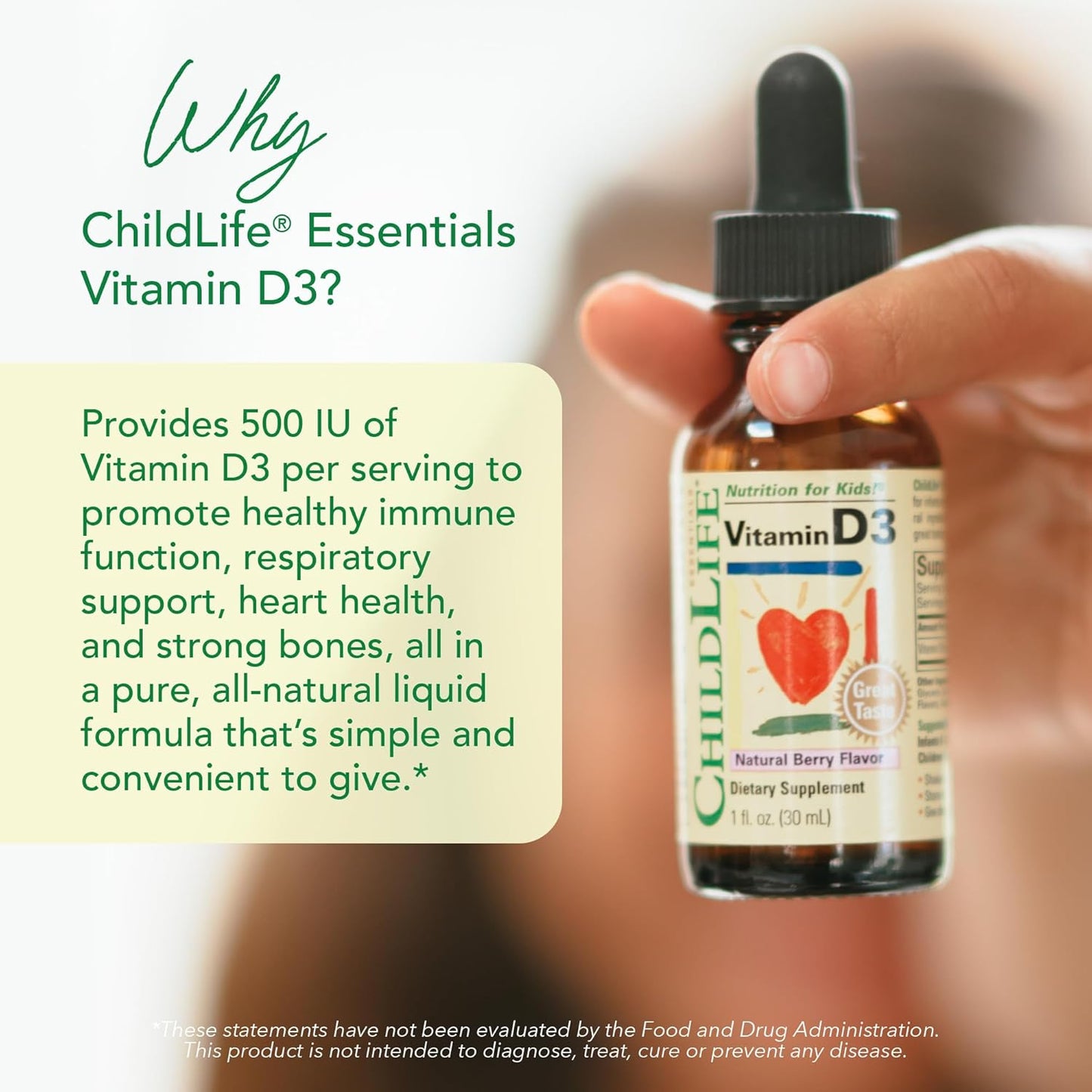 CHILDLIFE Essentials Gotas de Vitamina D3 para Niños, Niños Pequeño...