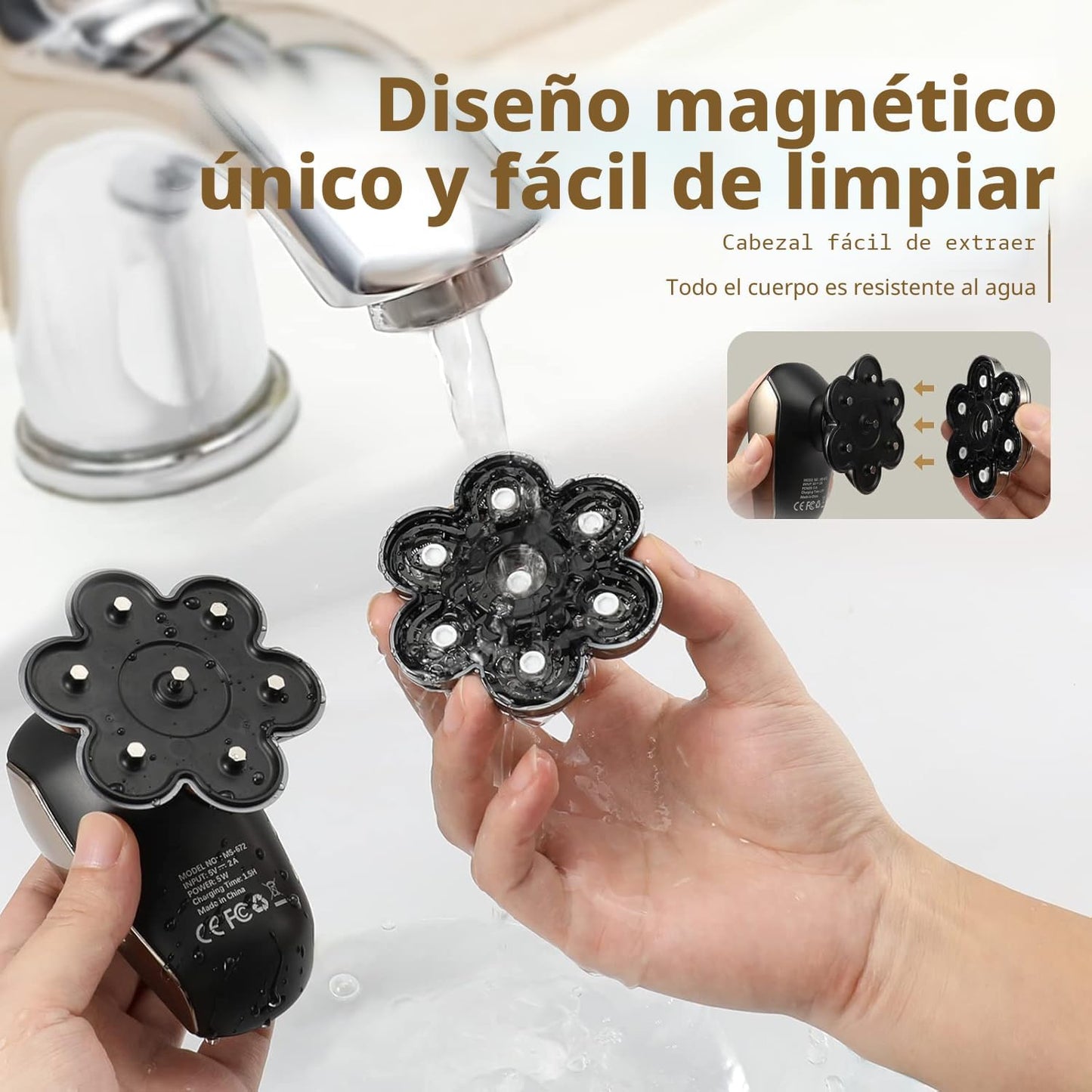 SHPAVVER Afeitadoras de cabeza para hombres calvos: maquinilla de a...