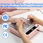 Makartt - Colector de polvo de uñas profesional con potente succión...