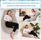 Chilling Home Almohada de embarazo, almohada de maternidad de cuerp...