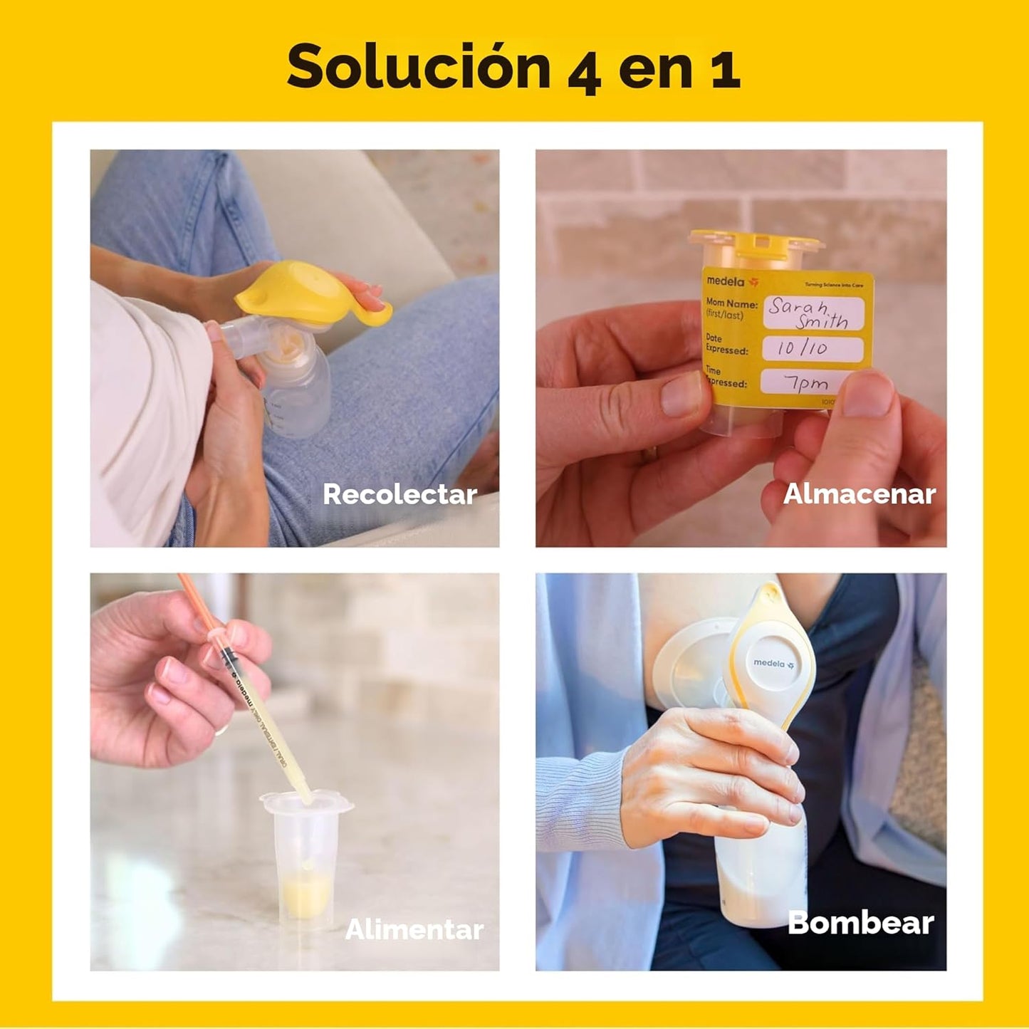 Medela Harmony Extractor de leche manual con kit de recolección de...
