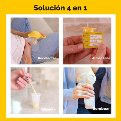 Medela Harmony Extractor de leche manual con kit de recolección de...