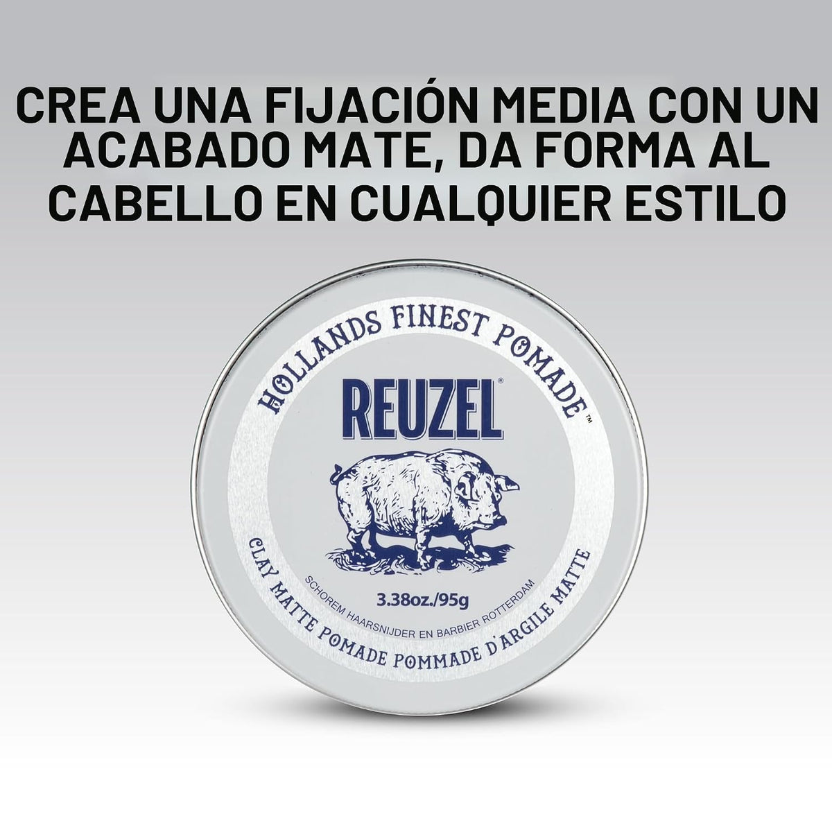 REUZEL Matte Clay Pomade 2026 - Juego de viaje por carretera, 3.38...