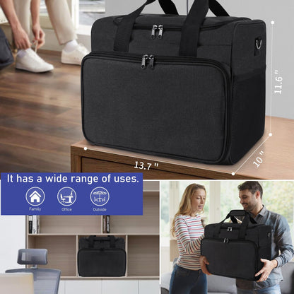 Bolsa organizadora de cables, caja organizadora de cables, bolsa de almacenamiento de cables electrónicos con divisor ajustable, bolsa de almacenamiento de cables grande para cable, cable, regleta de alimentación