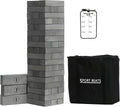 Outdoor Games - Torre grande de 54 bloques de madera, juego de apil...