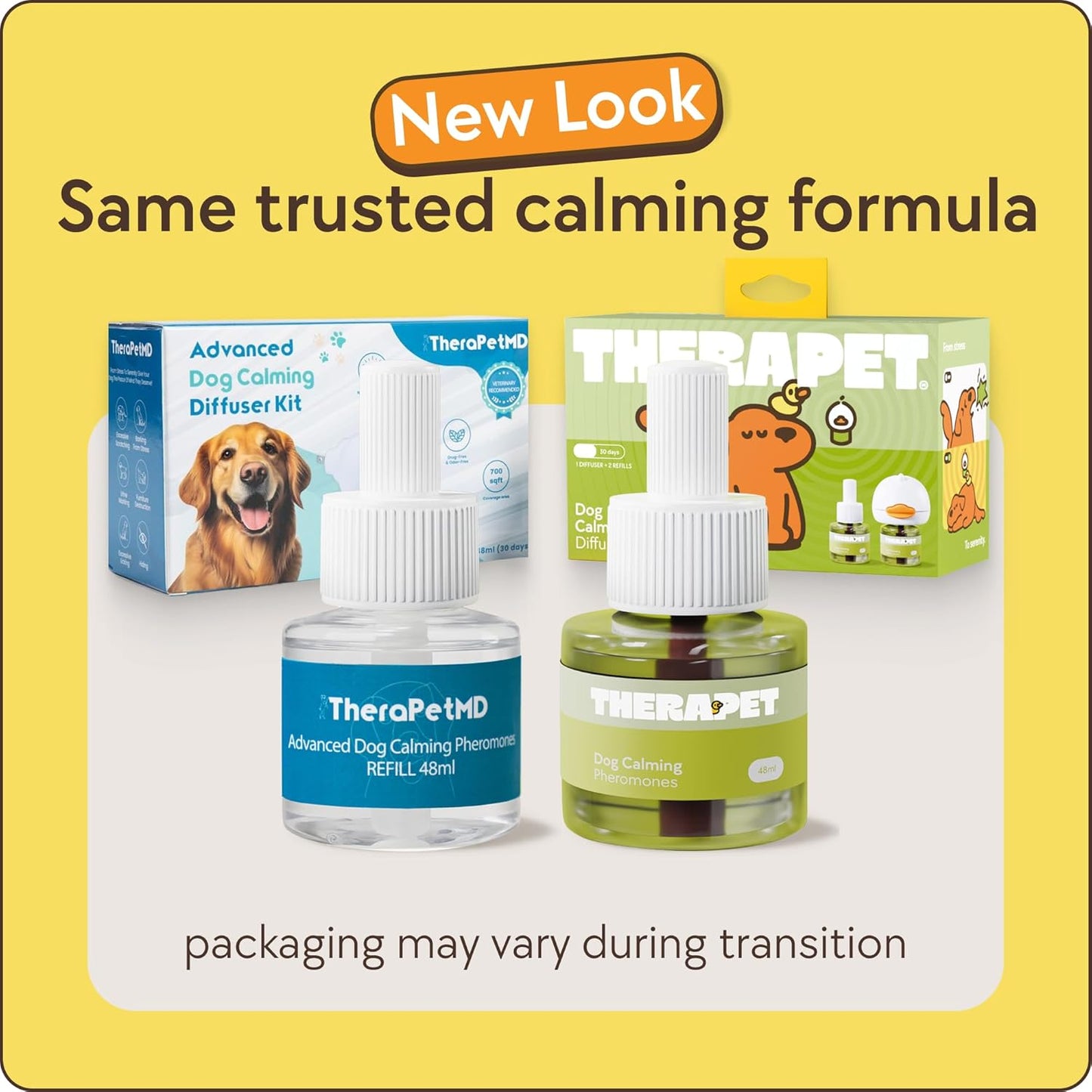 TherapetMD Paquete de 3 kits de difusor calmante para perros de 180...
