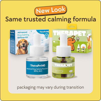 TherapetMD Paquete de 3 kits de difusor calmante para perros de 180...