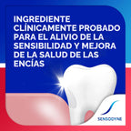 Sensodyne Sensitivity & Gum Sensitive Pasta dental para gingivitis, tratamiento de dientes sensibles, Clean & Fresh - 3.4 oz (paquete de 4)