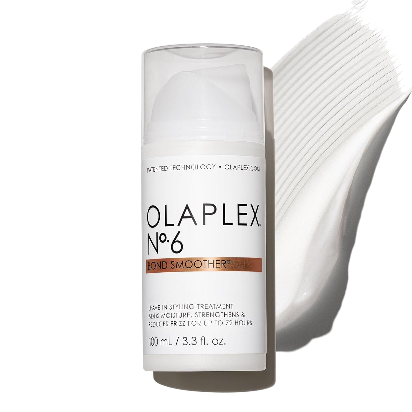 Olaplex Nº. 6 Bond Smoother: Tratamiento de peinado sin enjuague | Suaviza, acondiciona y fortalece | Control del encrespamiento hasta por 72 horas | Para cabello en espiral, rizado, liso y ondulado