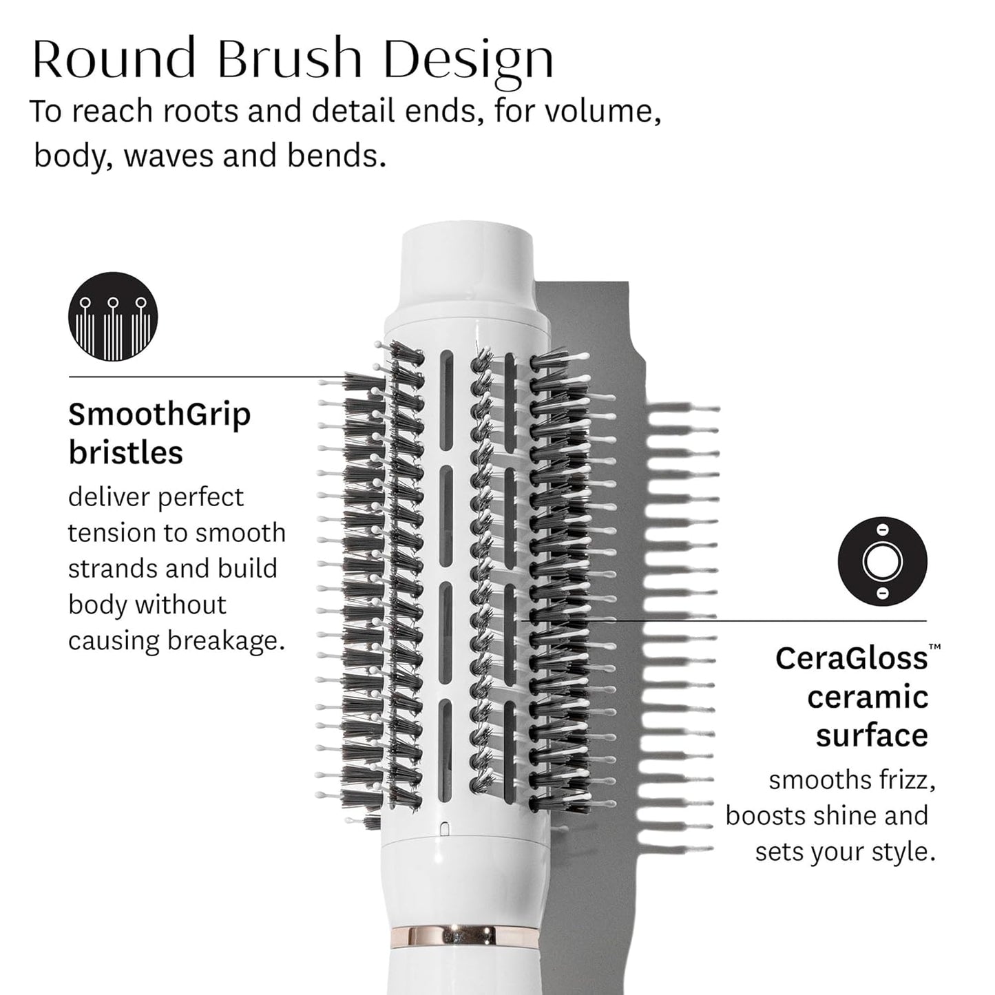 T3 AireBrush One Step Smoothing and Volumizing Hair Blow Dryer Brus...