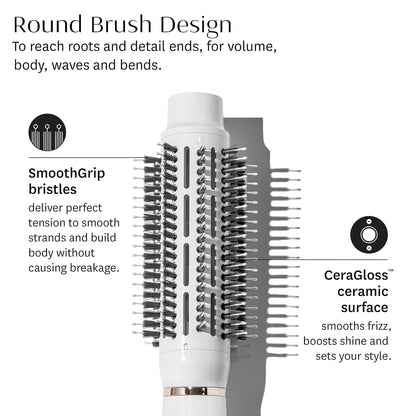 T3 AireBrush One Step Smoothing and Volumizing Hair Blow Dryer Brus...