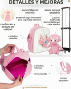 Naturally KIDS Maleta para niños pequeños con peluche Triceratops d...