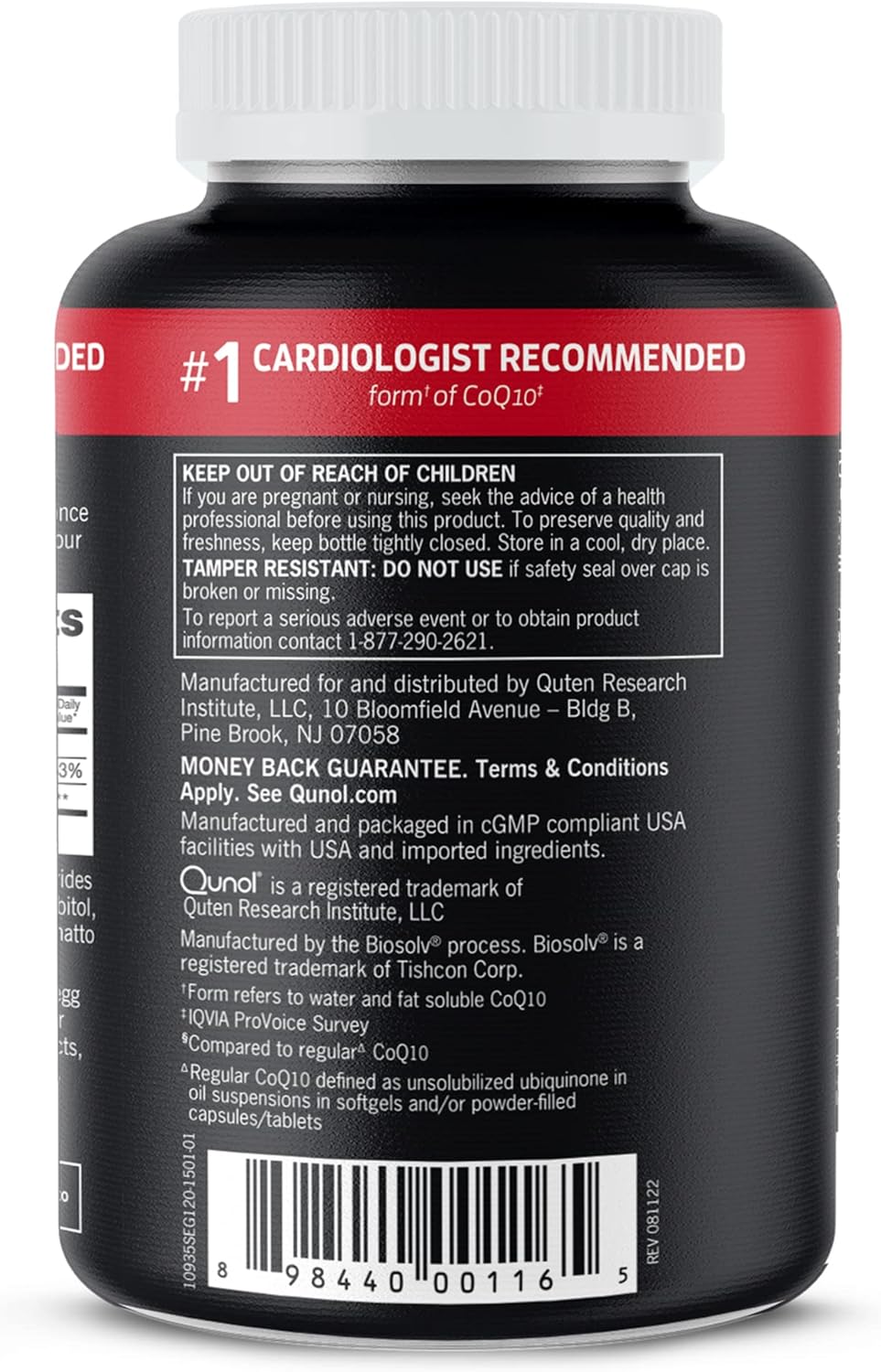 Qunol CoQ10 - Cápsulas blandas de 100 mg, Qunol Ultra CoQ10 100 mg,...