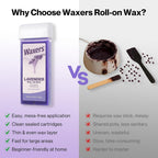 Waxers Rodillo de cera enrollable, rodillo de cera de lavanda para...