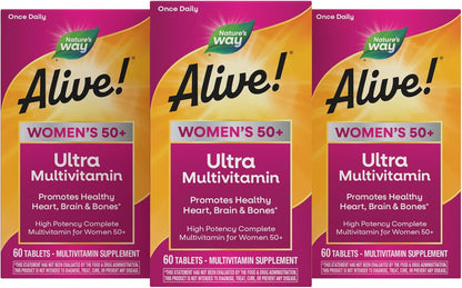 Nature's Way ¡Alive! Multivitamínico ultra potente para mujeres...