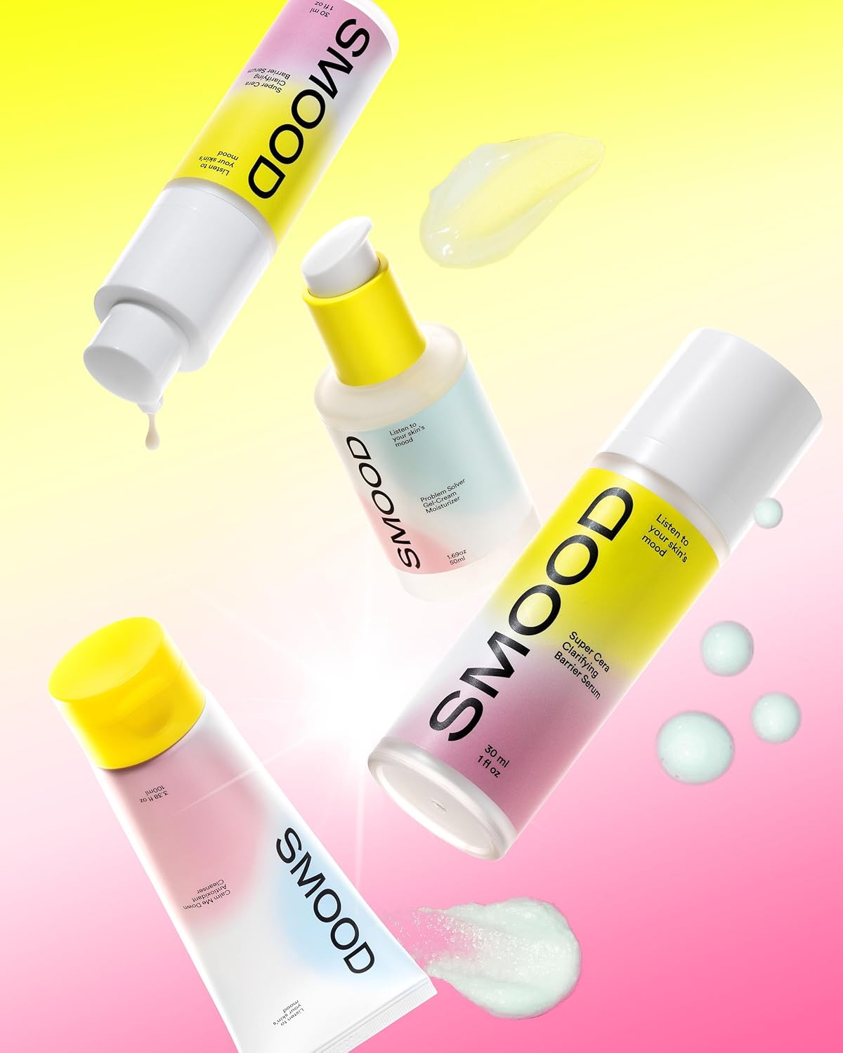 Super Cera Suero, Gel Crema Hidratante y Limpiador Bundle
