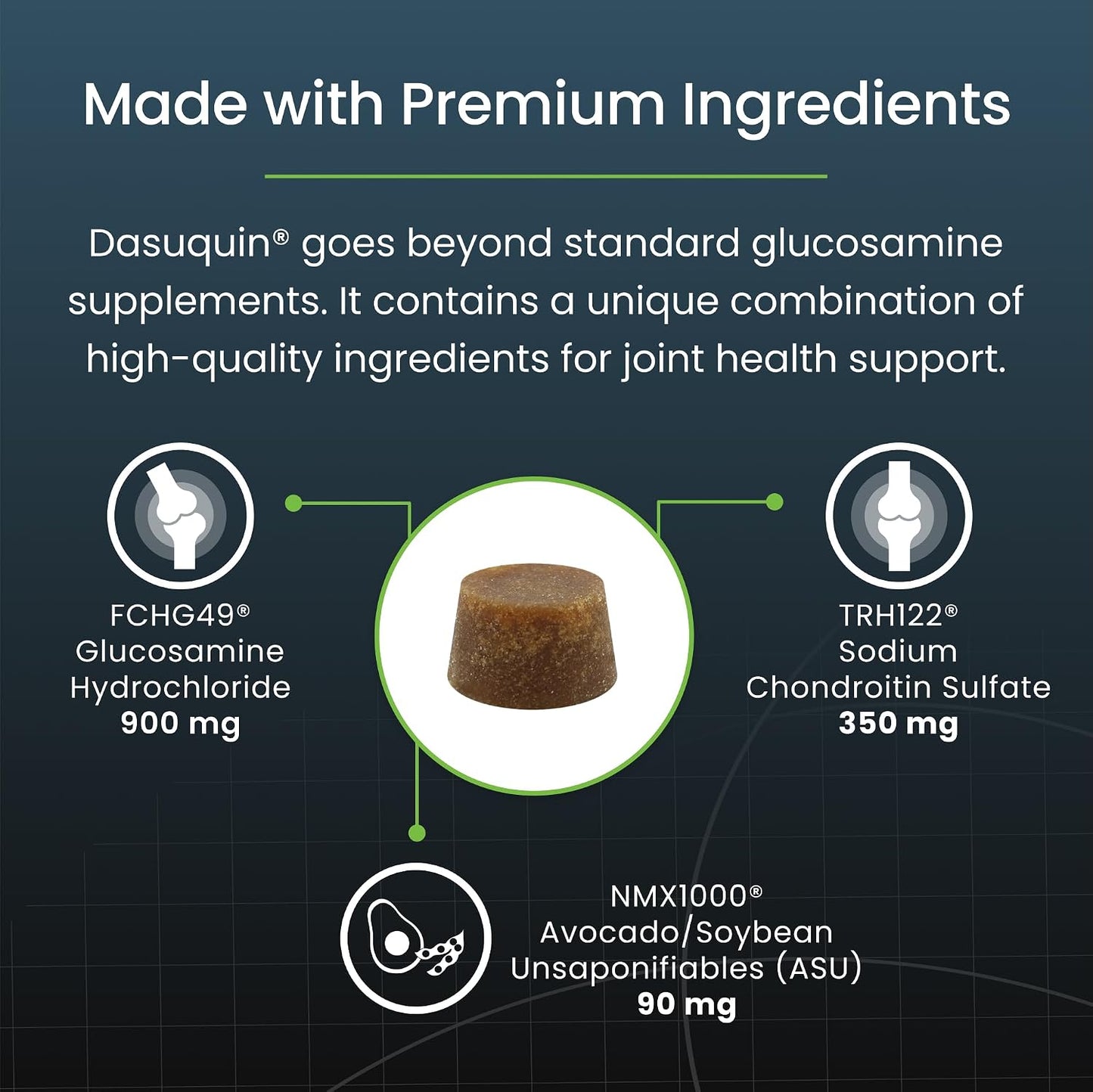 Nutramax Dasuquin para perros grandes, suplemento para la salud de...