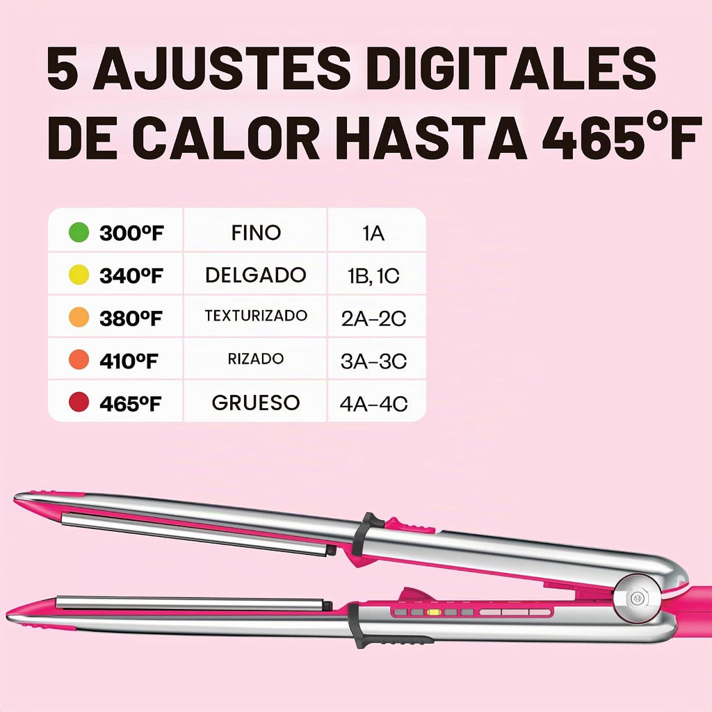 BaBylissPRO Nano Titanium Prima Ionic Hair Straightener - Plancha p...
