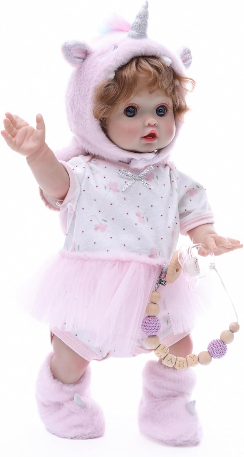 Cloveray Muñecas de bebé Reborn de 18 pulgadas, grandes, realistas,...