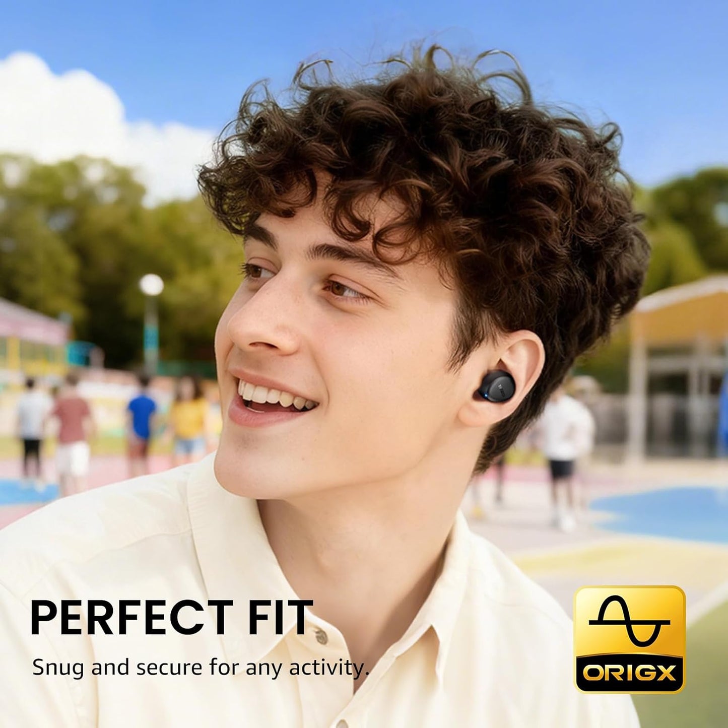 TOZO Auriculares inalámbricos A1 Bluetooth 5.3 de peso ligero en el...