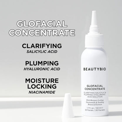 BeautyBio GLOfacial Hydro-Infusion Deep Pore Cleansing + Blue LED C...