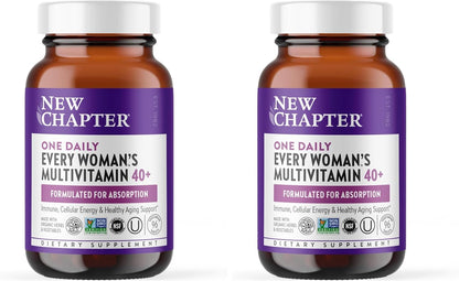New Chapter Multivitamínico 40+, extra B6 y B12, biotina para el cr...