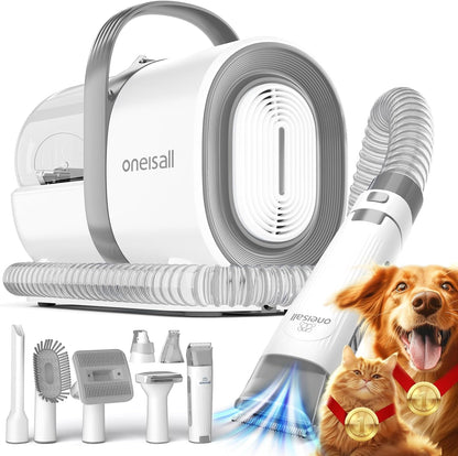 oneisall Aspiradora de aseo para perros, aspiradora de aseo de masc...