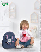 Naturally KIDS Mochila para niños pequeños con juguete de dinosauri...