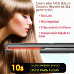 NITION Plancha plana LCD de turmalina de cerámica MCH 10s Calentami...
