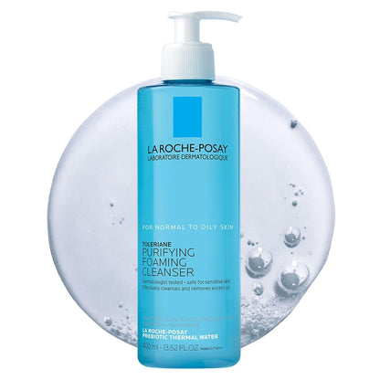 La Roche-Posay Toleriane Limpiador Facial Espumoso Purificante, Lim...