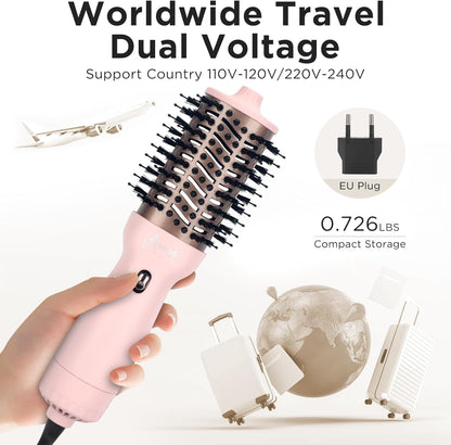 Aima Beauty Worldwide - Cepillo secador de pelo de viaje de 110 V-2...
