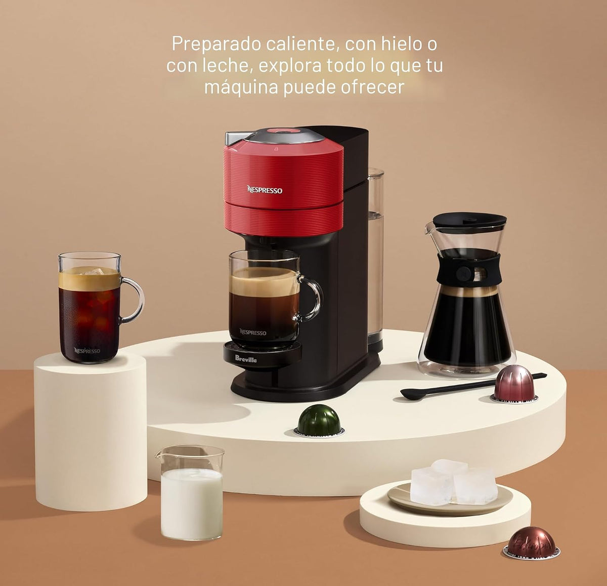 Nespresso Vertuo Next Cafetera y Máquina de Espresso de Breville, R...