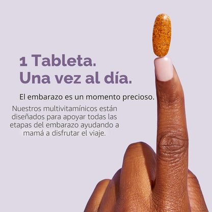 Garden of Life Organics Vitamina prenatal: Ácido fólico para energí...