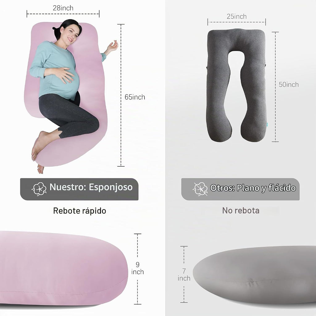 MOON PARK - Almohadas de embarazo y maternidad de cuerpo completo p...