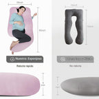 MOON PARK - Almohadas de embarazo y maternidad de cuerpo completo p...