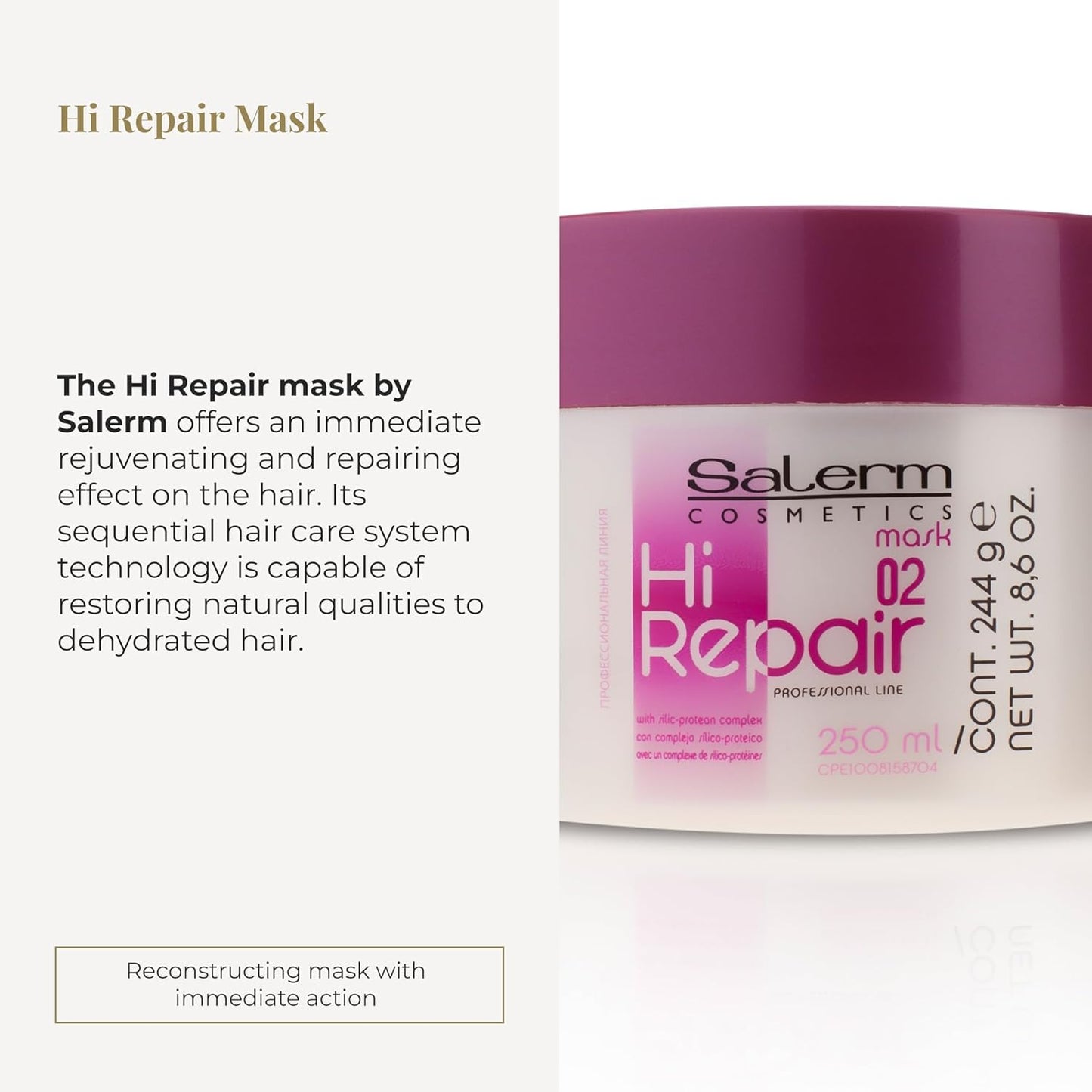 SALERM - Mascarilla Reparadora para el Cabello - Hi Repair Mask 02-...