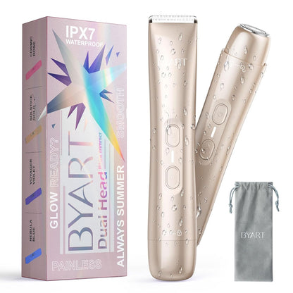 BYART Recortadora de bikini de pelo púbico para mujer, maquinillas...