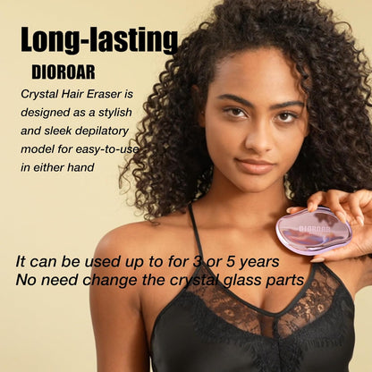 DIOROAR Borrador de pelo de cristal, removedor de pelo de cristal,...