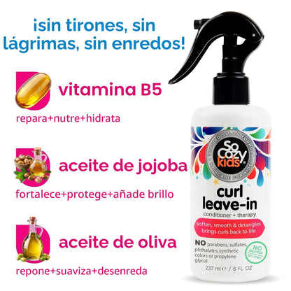 So Cozy Acondicionador sin enjuague en aerosol (8 onzas líquidas) d...