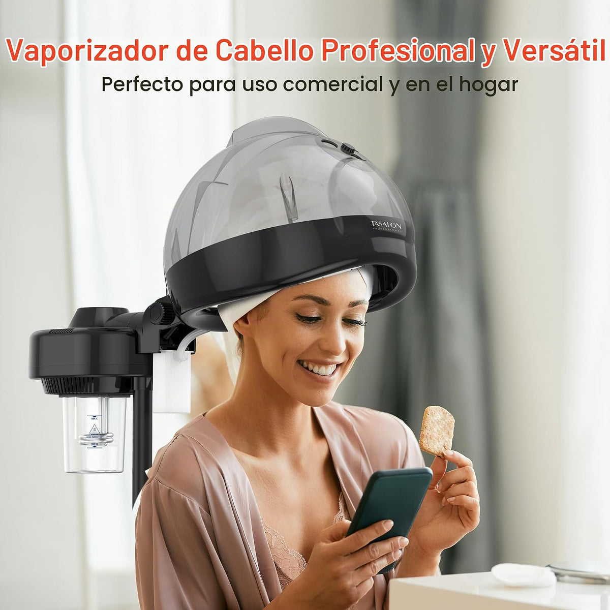 TASALON Vaporizador de cabello profesional para acondicionamiento p...